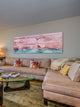 "Riding Waves" Print on Canvas, 60"x20"