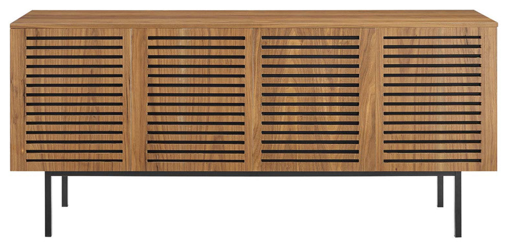 Parker 73" Tall TV Stand Walnut