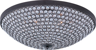 Maxim 39872 Glimmer 19"W 6 Light Ceiling Light - Bronze / Beveled Crystal
