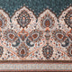 Tache Paisley Damask Lattice Floral Fitted Sheet, Twin
