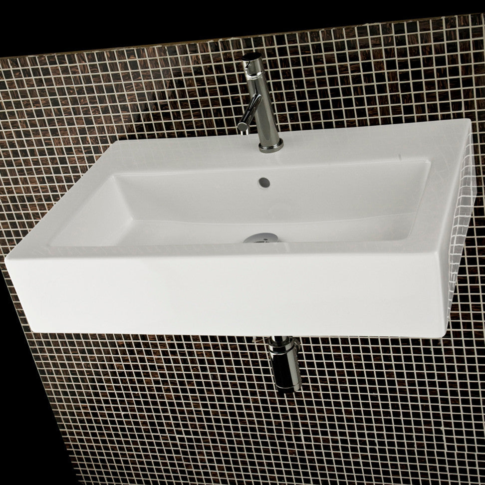Lacava Aquagrande Collection Lavatory, White