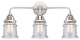 288-3W-PC-G184S 3 Light 23.25" Bath Vanity Light, Polished Chrome
