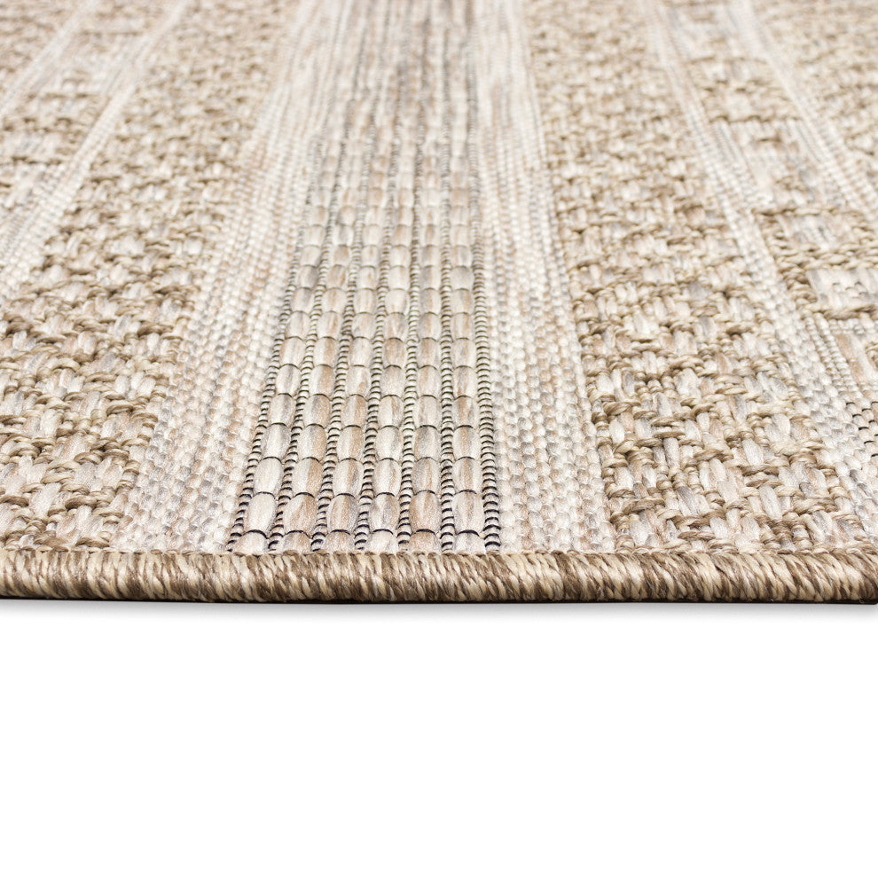 Orly Stripe Indoor/Outdoor Rug Natural 3'3"x4'11"