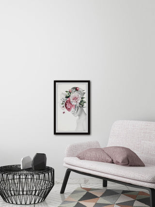 "Whimsical Bloom" Framed Painting Print, 20"x30"