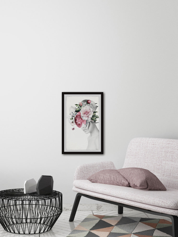 "Whimsical Bloom" Framed Painting Print, 20"x30"