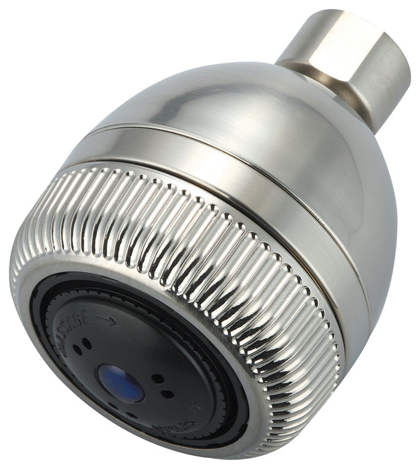 Three Functions  Pulsating Showerhead, PVD Brushed Nickel