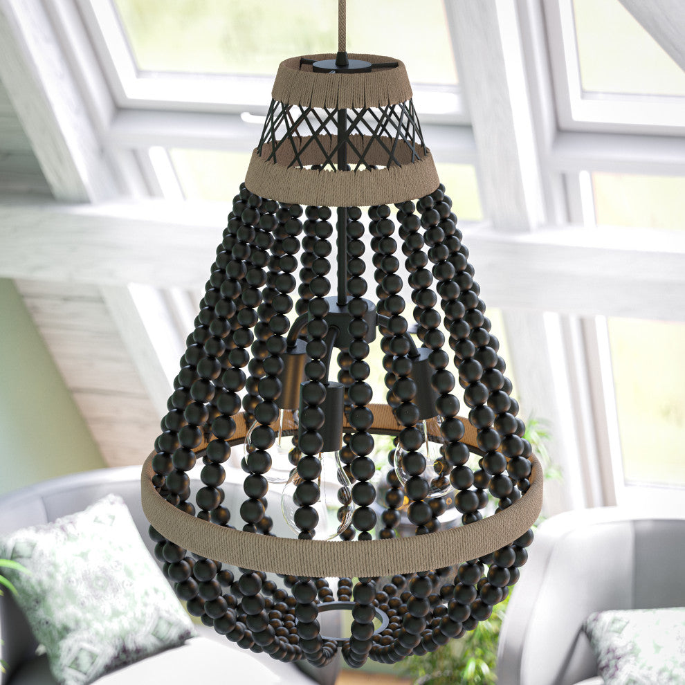 Kenroy 93740BL 3-Light Pendant, Samson