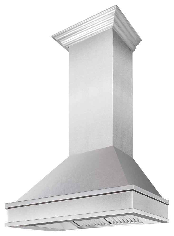 ZLINE 30" Wall Mount Range Hood, DuraSnow Stainless Steel, 8656S-30