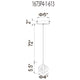 Salvador 4 in LED Integrated Polished Nickel Pendant