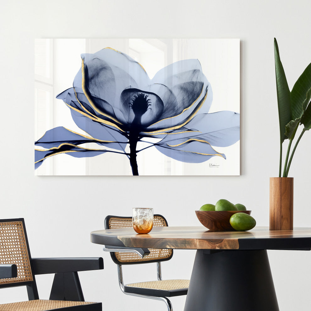 "Golden Midnight 2"Frameless Free Floating Panel Graphic Wall Art, 32"x48"