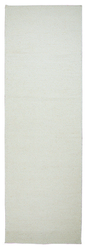 Rizzy Home Twist TW3065 Off White Solid Area Rug, Rectangular 8'x10'