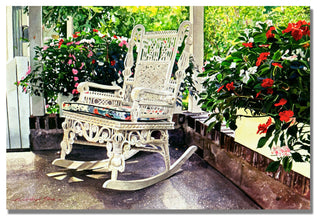 'Summer Sun Porch' Canvas Art by David Lloyd Glover