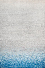 Shore Modern Gradient Area Rug, Blue/Cream, 5 X 8
