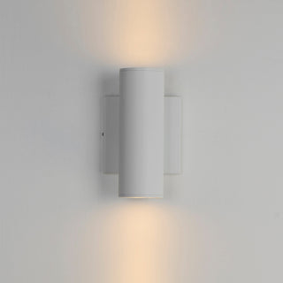 Maxim 86431 Calibro 2 Light 8" Tall LED Outdoor Wall Sconce - White