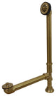 Kingston Brass Clawfoot Tub Drain, Brushed Brass