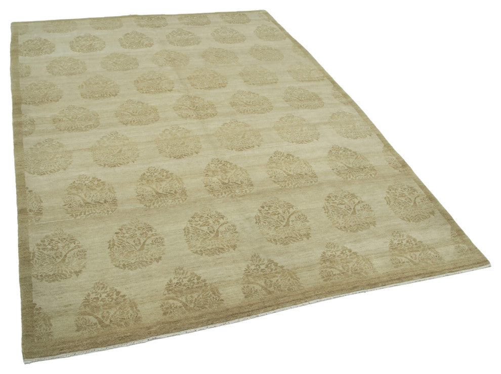 Rug N Carpet - Hand-Knotted Oriental 5' 11" x 8' 7" Wool Oushak Area Rug