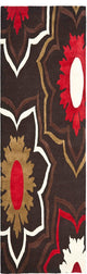 Safavieh Soho Soh857A Floral Rug, Brown/Multi, 2'6"x8'0" Runner