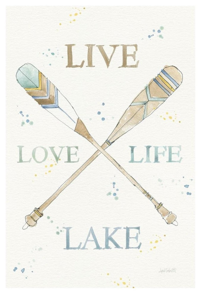 "Lakehouse V v2" Digital Paper Print by Anne Tavoletti, 42"x62"