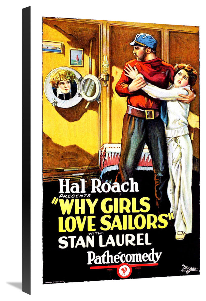 Laurel and Hardy, Why Girls Love Sailors, 1927, 20x30