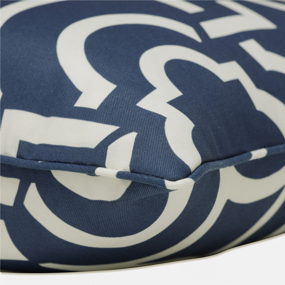 Carmody Navy 25" Floor Pillow
