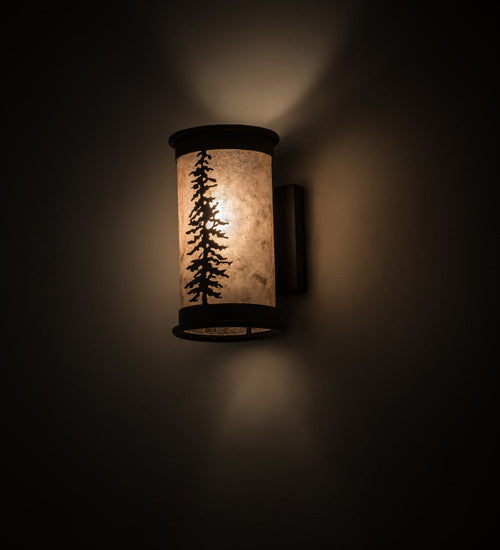 5 Wide Tall Pines Wall Sconce