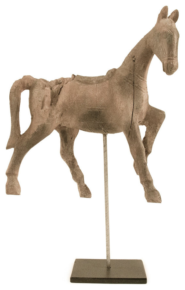 Resin Horse on Stand