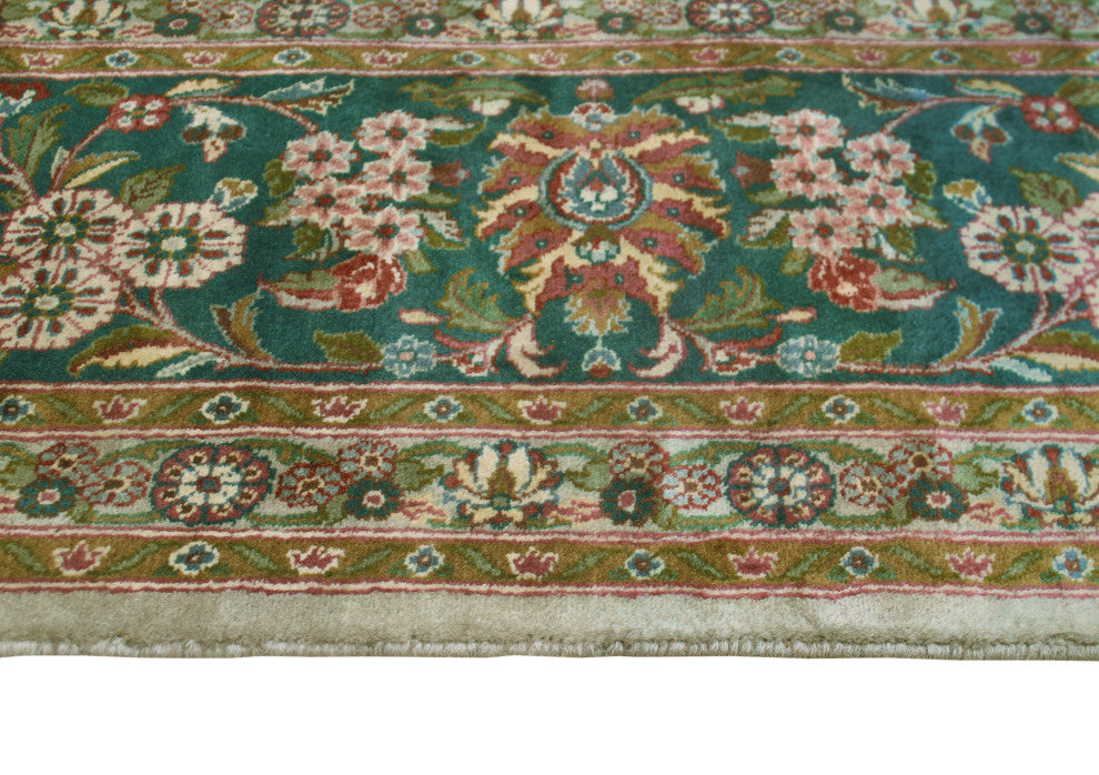 Pak-Persian Darcia Gray/Green Rug, 9'0x12'4