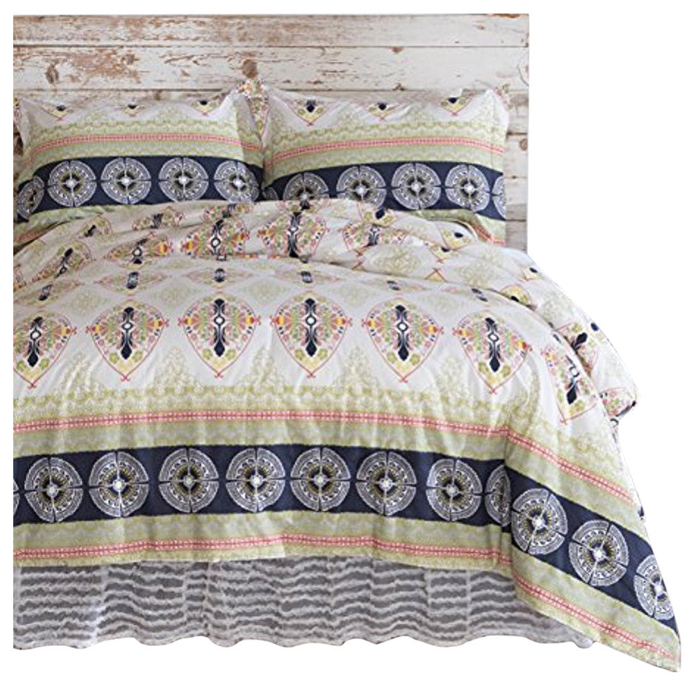 Marrakesh 3-Piece Comforter Set, Queen / Full