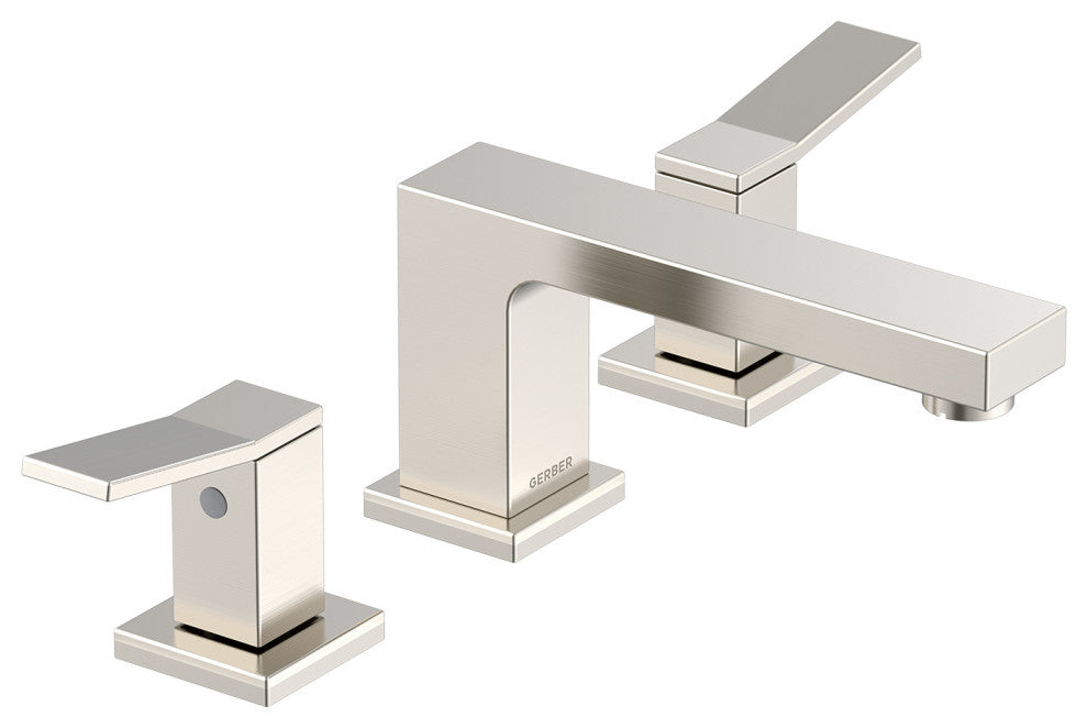 Avian Two Handle Widespread Lavatory Faucet, Brushed Nickel