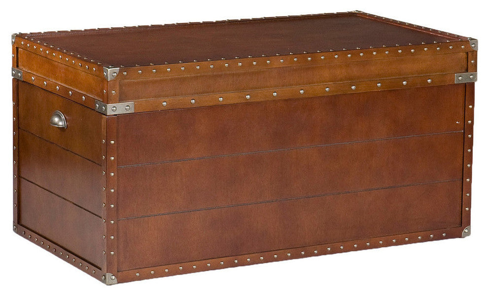 Octavio Steamer Trunk Cocktail Table