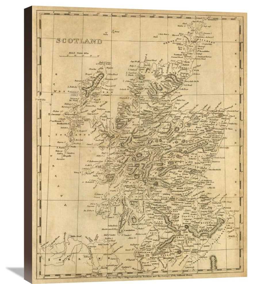 "Scotland, 1812" Stretched Canvas Giclee by Aaron Arrowsmith, 24"x30"
