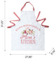 31.25" Faux Burlap Mother's Day Apron
