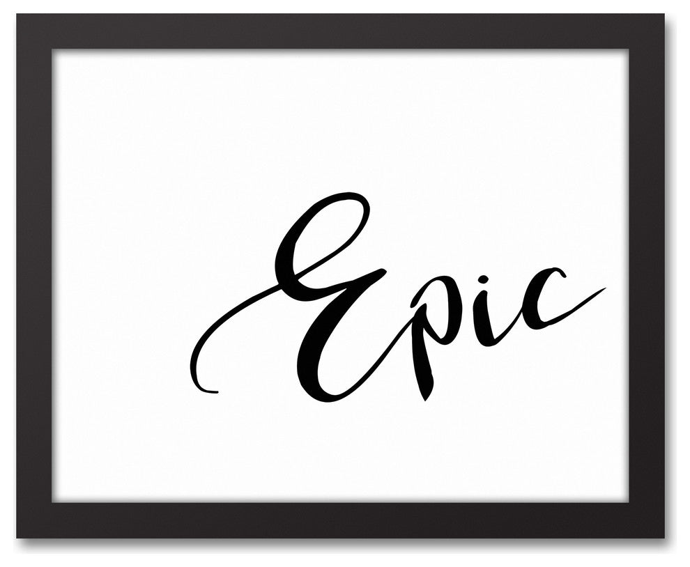 Epic 11x14 Black Framed Canvas