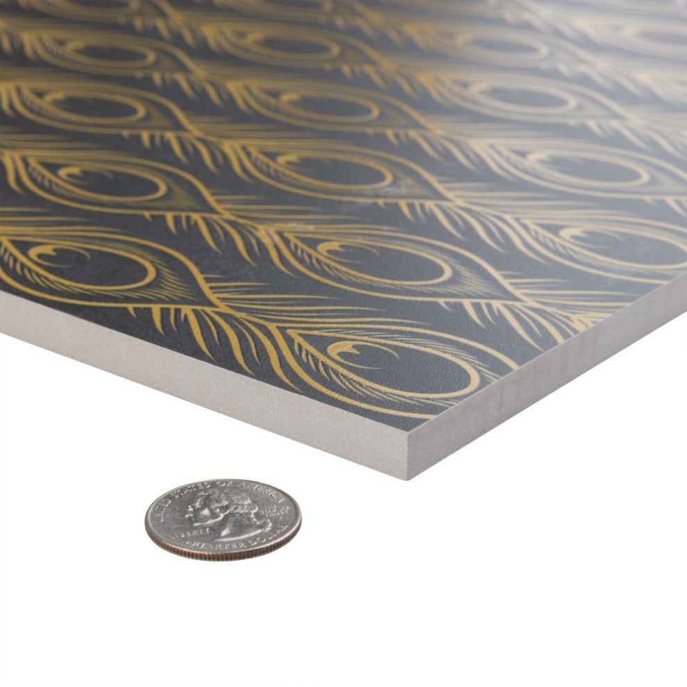 Art Deco Daiquiri Porcelain Floor and Wall Tile Sample