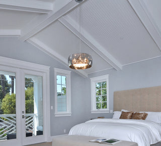 ET2 E21206 Sense 19" 6 Light Pendant - Polished Chrome