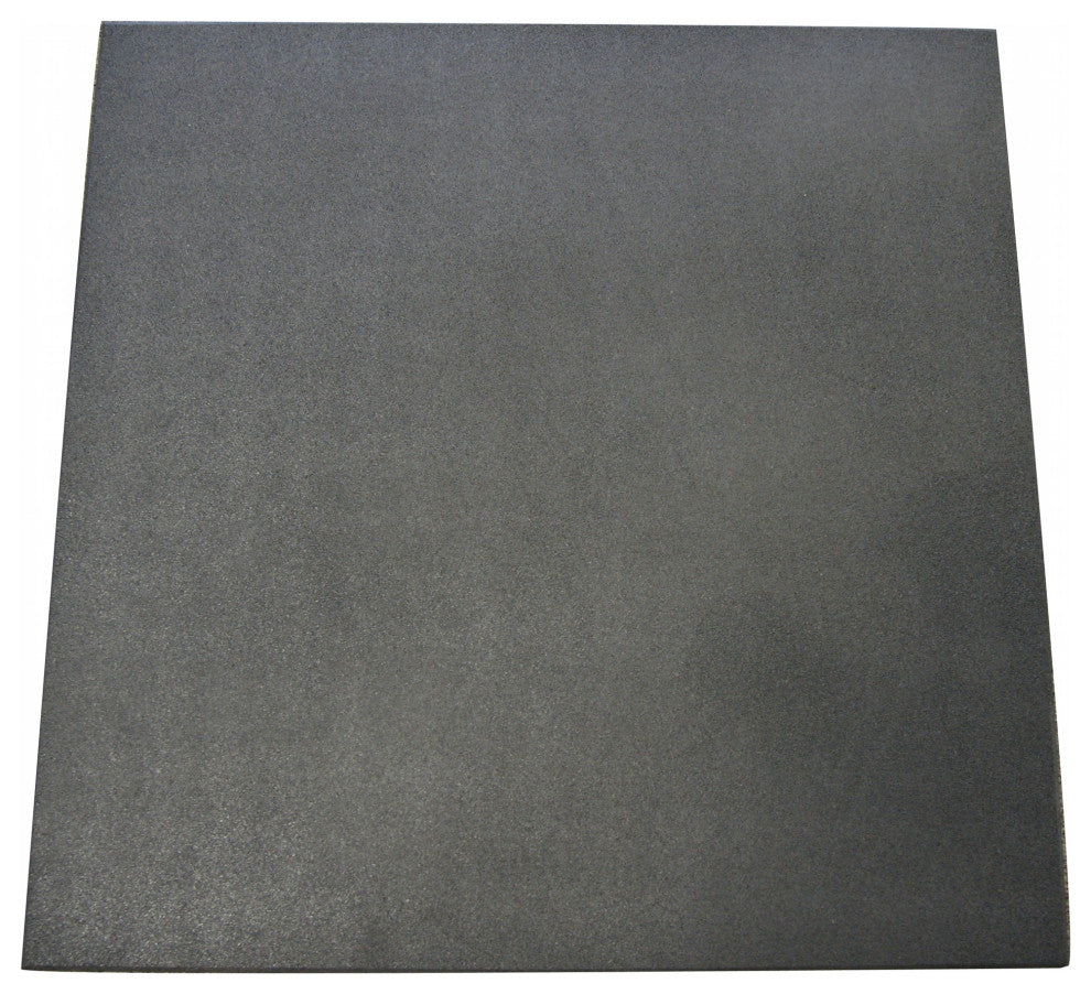 Rubber-Cal Eco-Sport Interlocking Tiles, 1", Black, 50 Pack