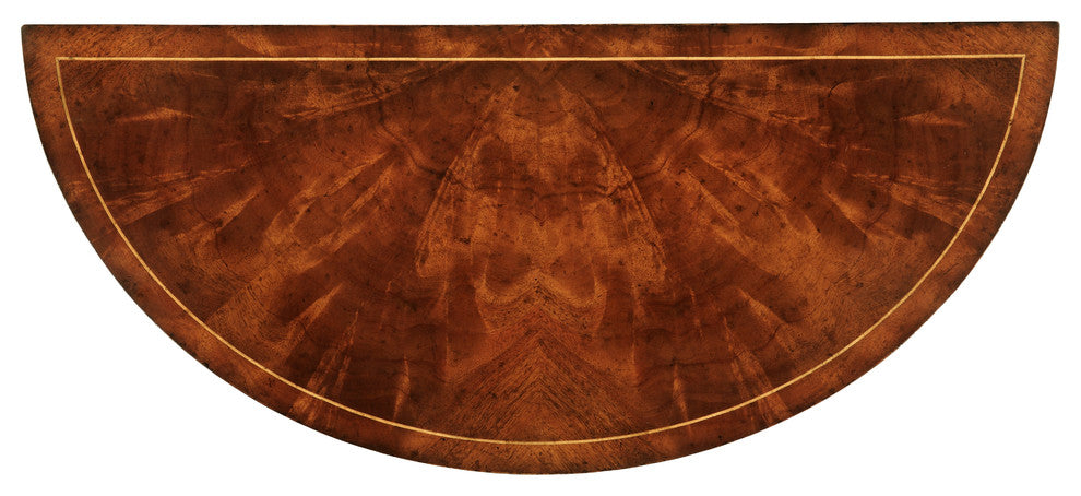Boxwood Stringing Demilune Console