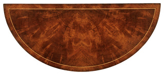 Boxwood Stringing Demilune Console