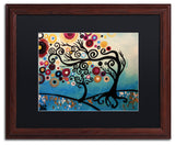 Natasha Wescoat '011' Art, Wood Frame, Black Mat, 20x16