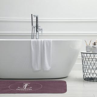 24" x 17" Gone Forever Overboard Bathmat, Dusty Purple