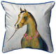 Horse & Garland Large Indoor/Outdoor Pillow 18x18