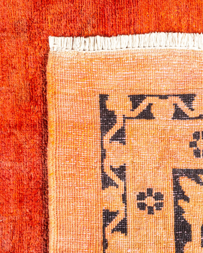 Vibrance, One-of-a-Kind Hand-Knotted Area Rug  - Orange, 12'2"x17'5"