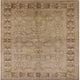 Ahgly Company Indoor Square Mid-Century Modern Area Rugs, 4' Square