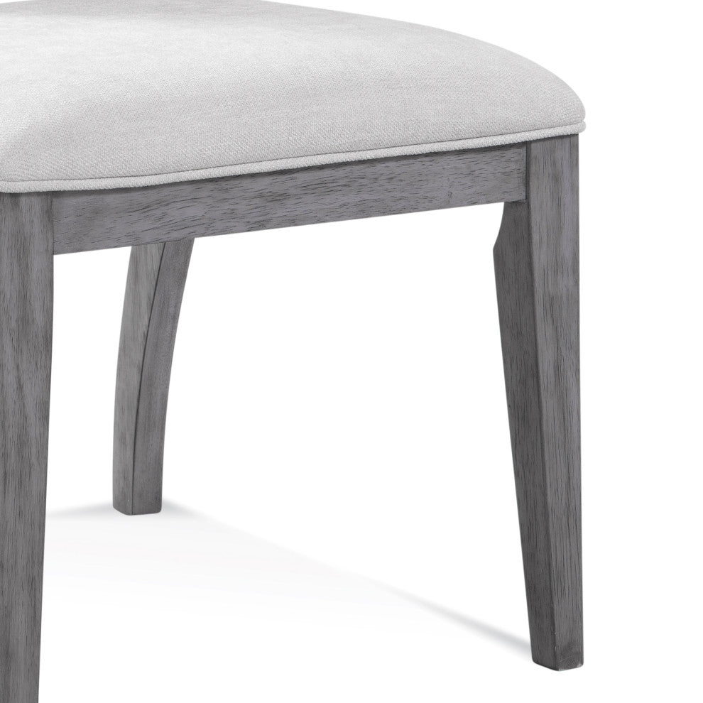 Nylah Dining Chair - Set of 2 - Platinum/Cream