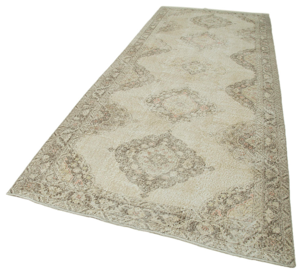 Rug N Carpet - Handmade Turkish 5' 1" x 13' 0" Unique Runner Rug
