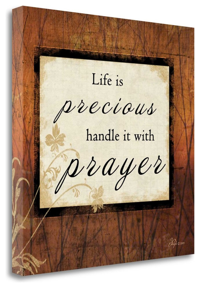 "Life Is Precious" By Jennifer Pugh, Giclee Print on Gallery Wrap Canvas