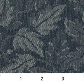 Navy Blue Leaf Floral Heavy Duty Crypton Fabric By The Yard