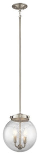 Mini Pendant 2-Light, Brushed Nickel