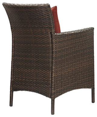 Conduit 5 Piece Outdoor Patio Wicker Rattan Set