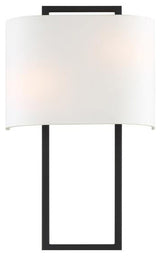 Fremont 1-Light Wall Mount, Black Forged